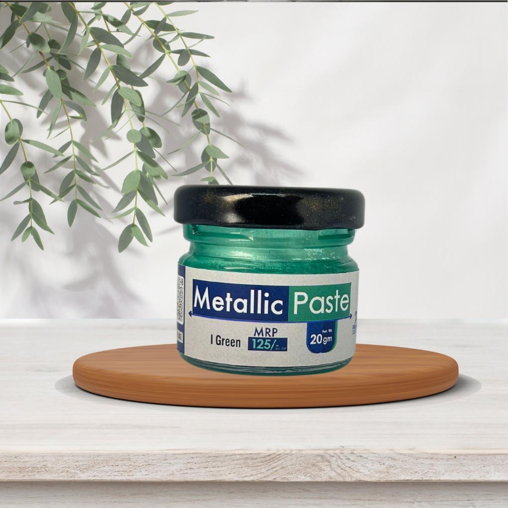 Grostore Metallic Paste – I Green 20gms