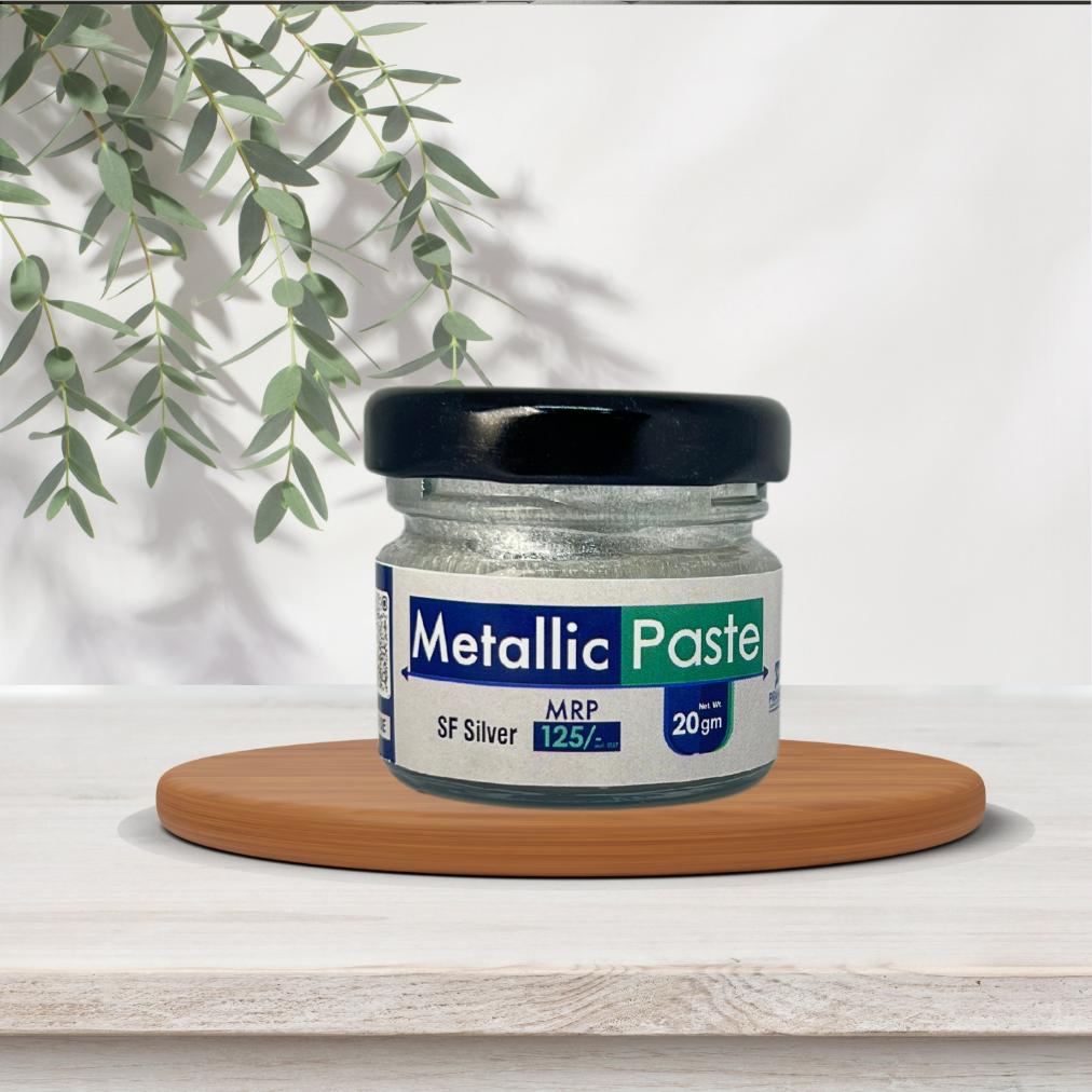 Grostore Metallic Paste – SF Silver 20gms